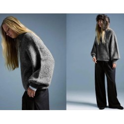 Pull à manche volumineuse