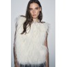 Gilet effet fourrure